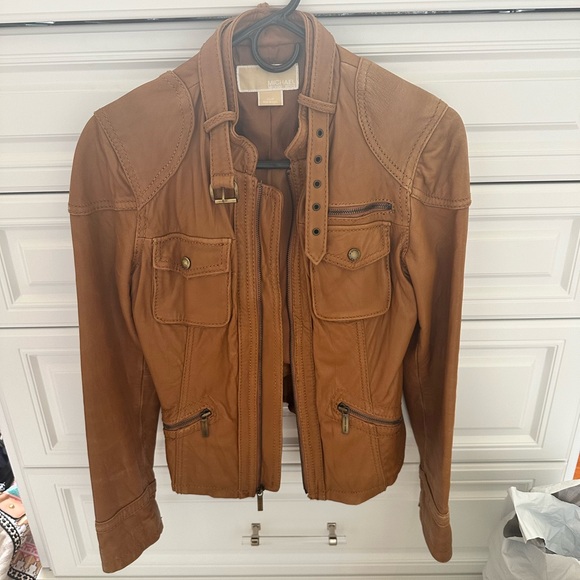 Women’s leather jacket size X-small Michael Kors - Picture 1 of 11